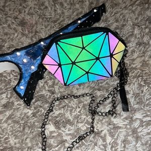 3D litmus crossbody purse